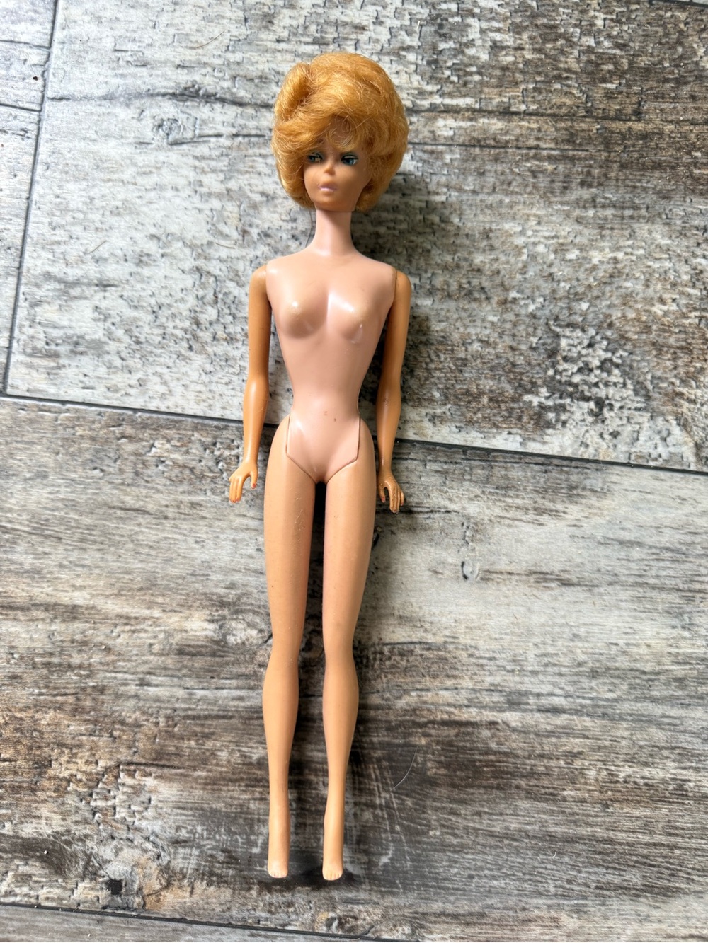 Vintage 1960s Blonde Bubble Cut Barbie Doll